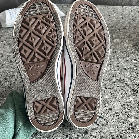 White Low Top Converse - Picture 5 of 6